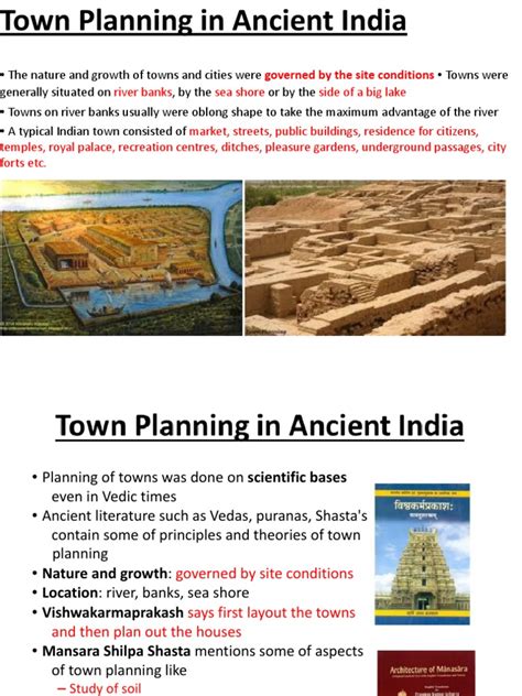 Evolution of Town Planning in India | PDF | Vedas