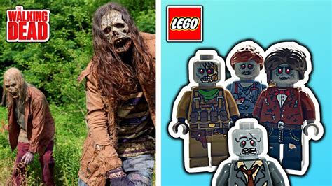 I Made These CREEPY Custom The Walking Dead Zombie Lego Minifigures ...