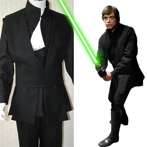 Star Wars Return of the Jedi Luke Skywalker Black Uniform Outfit ...