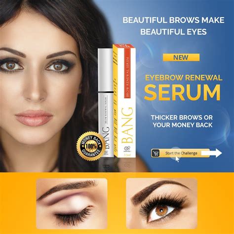 Eyebrow Growth Serum â€“ Get Perfect Bolder Brows w/ Organic Argan Oil ...