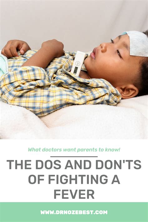 Fighting a Fever: Dos and Don'ts