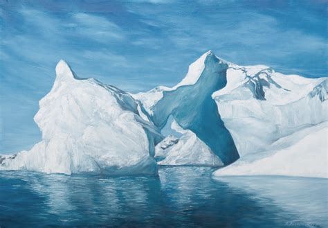 Iceberg, Painting by Natalia Marinych | Artmajeur