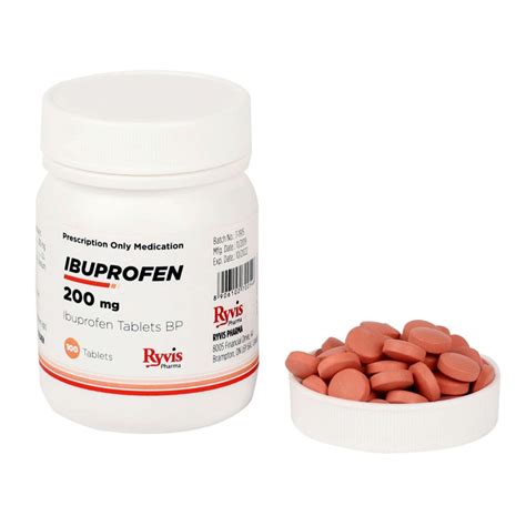 Ibuprofen Tablets BP 200 mg | Ryvis Pharma