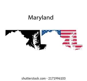 2,285 Maryland outline Images, Stock Photos & Vectors | Shutterstock