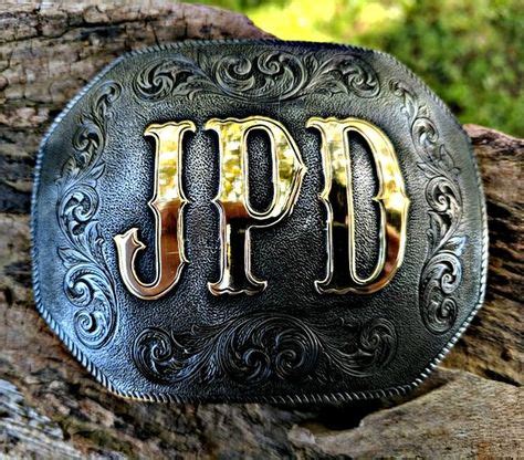 Custom Men's Western Belt Buckle, Personalized | Belt buckles, Western ...