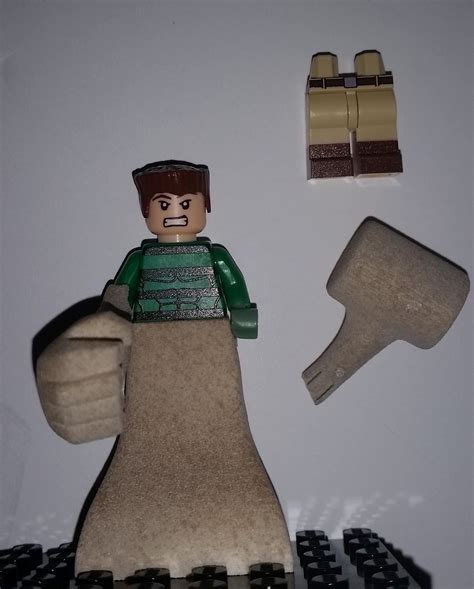 Incredible Lego Super Heroes Custom Marvel Sandman Minifigure - 3D Printed - Minifigure Price Guide