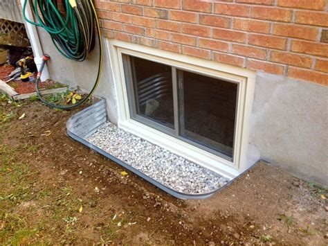 Windows Basement Window Wells With Fiber Glass And Plastic Are Also Basement Window Wells Are ...