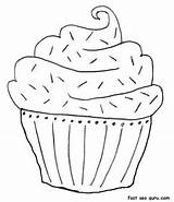 Printable blueberry muffin Birthday Cake coloring Page  Free Kids sketch template