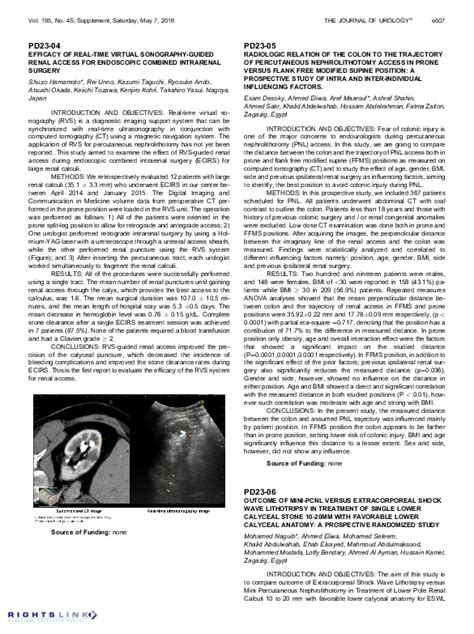 (PDF) PD23-06 Outcome of Mini-PCNL Versus Extracorporeal Shock Wave ...