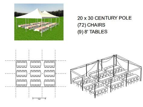 20X30 POLE TENT, 8' TABLES, BLACK CHAIRS, SIDES - Michiana Tool Rental | Backyard tent, Tent ...