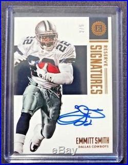 2017 Encased Emmitt Smith Auto Reserve Signatures Cowboys /5 Autograph ...