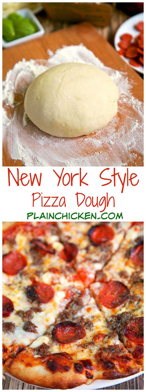 New York Style Pizza Dough | Plain Chicken