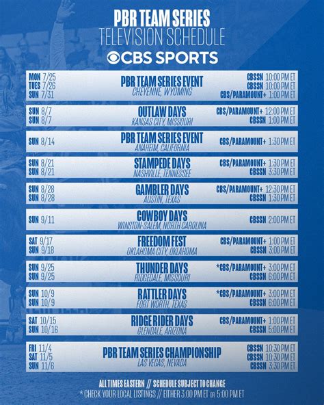 CBS Sports on Twitter: "RT @CBSSportsGang: CBS Sports and PBR announce ...