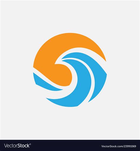 Sea logo Royalty Free Vector Image - VectorStock