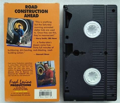 VHS Road Construction Ahead (VHS, 1991, Fred Levine Productions) - VHS Tapes