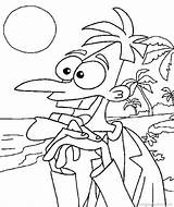 Free Printable Phineas And Ferb Coloring Pages For Kids sketch template
