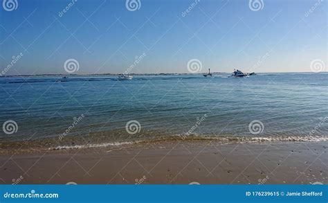 Hayling Island ðŸ Boatyard Beach Stock Image - Image of island ...