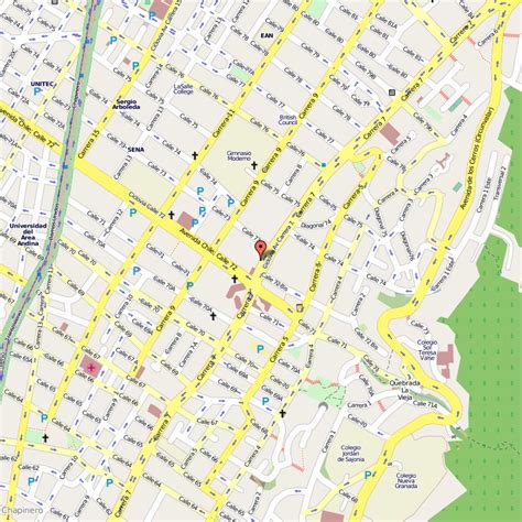 Map of Bogota - TravelsMaps.Com