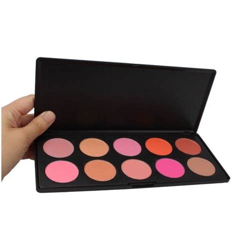 This 10 Color Makeup Cosmetic Blush Palette combines 10 blushers in one palette. Ideal for make ...