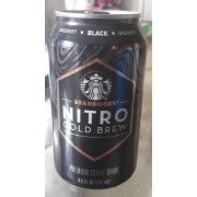 Starbucks Premium Coffee Drink Nitro Cold Brew, Unsweet, Black: Calories, Nutrition Analysis ...