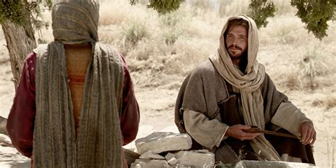 While traveling through Samaria, the Savior teaches a woman at Jacob's Well that He is the ...