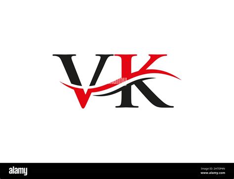 Letter Vk Logo Design