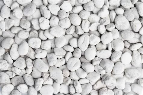 White pebbles stone texture and background - Stock Image - Everypixel