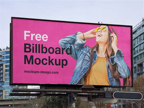 PSD billboard mockup - Mockups Design