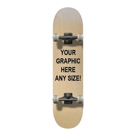 Custom complete skateboard deck with your own graphics.