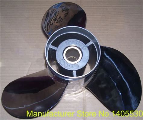 stainless steel Propeller for Tohatsu Yamaha outboard Motor 2 stroke 60 75HP, 4 stroke 90 115HP ...