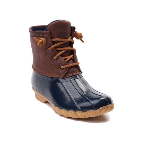 Sperry Top-Sider Saltwater Boot - Little Kid / Big Kid - Navy | Kids ...