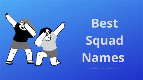 Best Squad Names【2024】Good, Cool & Funny Names List