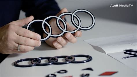 Shop Only Authentic Audi & 4 Rings Logo Combo Garage Sign Brushed Silver Loving, Shopping ...