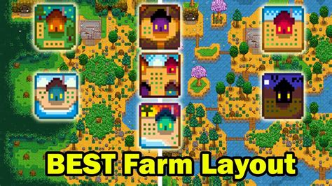 Rating ALL The 7 Farm Layouts in Stardew Valley 1.5 - YouTube