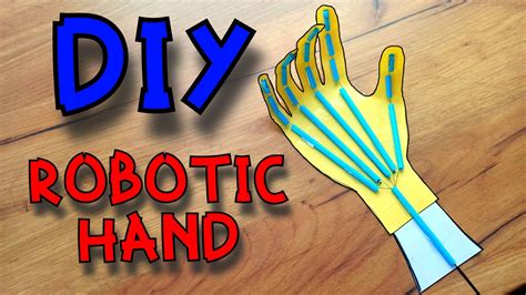 How To Make a Robotic Hand | DIY Paper Robot Hand | Science Project ...