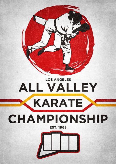 Cobra Kai Poster Karate Kid All Valley Championship Wall Art | Etsy