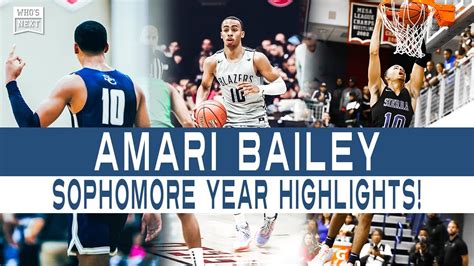 Amari Bailey sophomore season HIGHLIGHTS! - YouTube