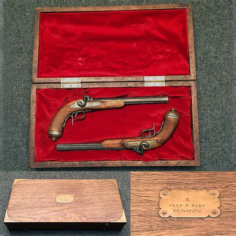 1830 Cased Duelling Pistols - Replica (product code RFA036) - History in the Making