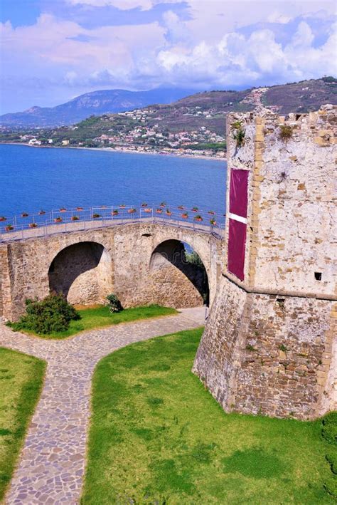 Agropoli Salerno Italy stock photo. Image of beach, view - 128876588