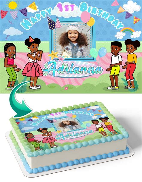 Gracies Corner GC Photo Frame Edible Cake Topper Image – Ediblecakeimage