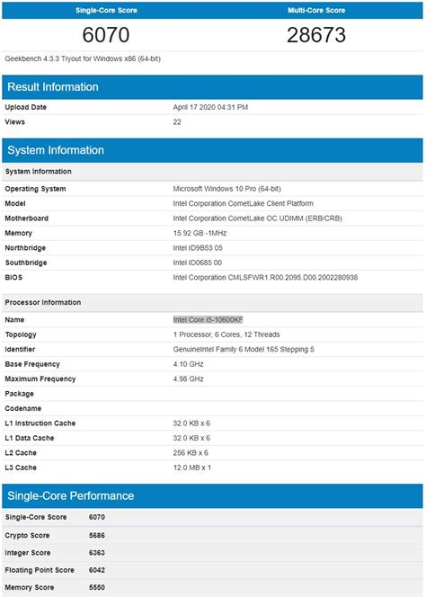 Intel 10th Gen i7-10700K Benchmarks Leaked Along With, i5 And i9 SKUs