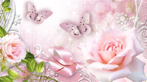 Roses Butterfly Wallpapers - Wallpaper Cave