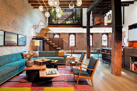 Industrial Loft In Tribeca With Retractable Glass Roof | iDesignArch | Interior Design ...