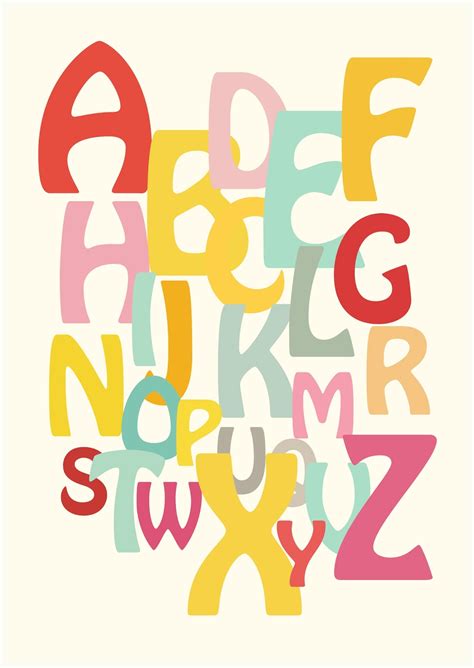 Free Printable Alphabet Poster Printable - Printable Word Searches