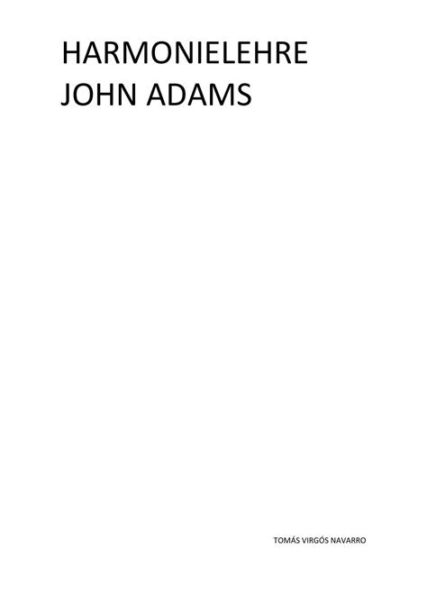 ANÁLISIS JOHN ADAMS HARMONIELEHRE by TOMAS VIRGOS - Issuu