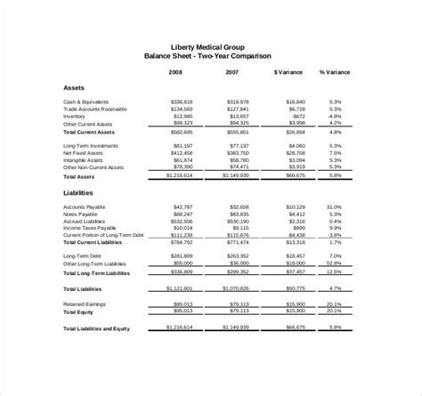 11+ Free Financial Report Templates | MS Word, Excel & PDF Formats