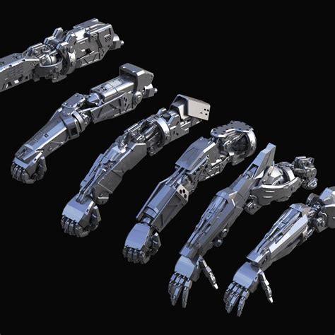 Mecha Arm_01, David Yingai | Robot design, Robot concept art, Robots concept