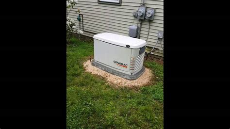 Generac 10kw propane generator installation - YouTube