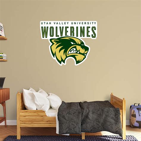 Utah Valley University Logo Wall Decal | Shop Fathead® for Utah Valley ...