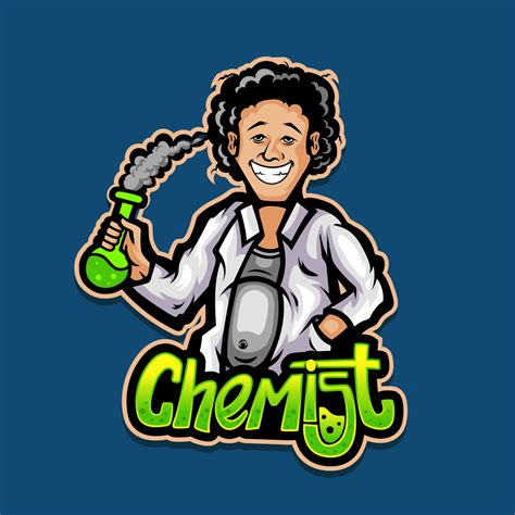 The Chemist Mascot Cartoon Illustration 2918679 Vector Art at Vecteezy